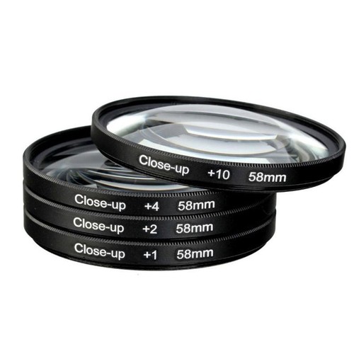 4 Pieces/set Macro Close Up Lens Filter +1+2 +4+10 Filter Kit 49-82mm Avaliable - Picture 5 of 16