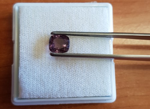 IGI Certified 2,91 Karat Rare Natural Purplish Pink Facetted Spinell Oval Mix Cut - Bild 4 von 24