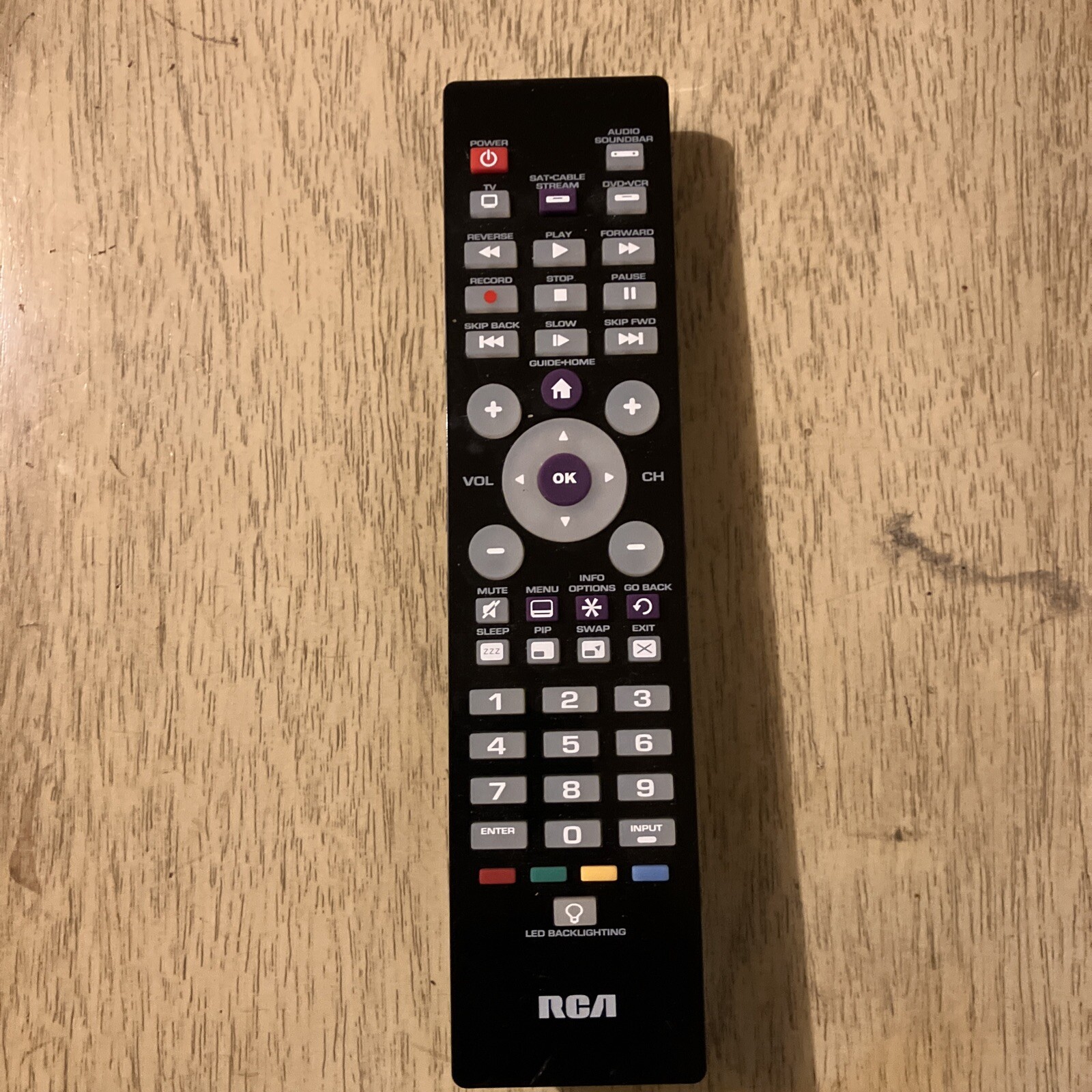 RCA Universal Remote Control LED Backlighting RCR003RWD R25947 5R45CX