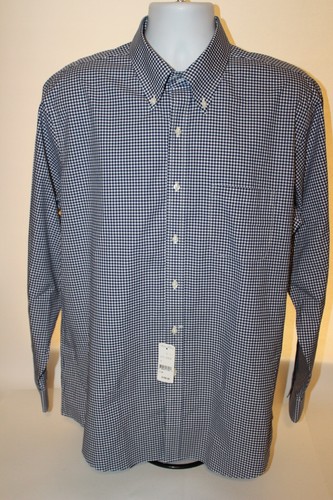 $109 Brooks Brothers 1818 Regent Button Shirt Mens 17 - 35 Gingham Stretch (XL) - Picture 3 of 8