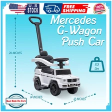 Kids Outdoor Stroller Mercedes G-Wagon for Toddlers 1 to 3 Years Old with Mus...