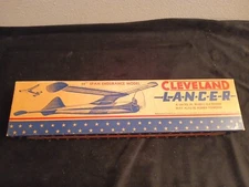 1947 Cleveland Free Flight Lancer Model Airplane 32" CO2 or Rubber band Power
