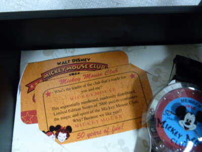 Walt Disney World Mickey Mouse Club 1955 Member Watch 50  display picture 2