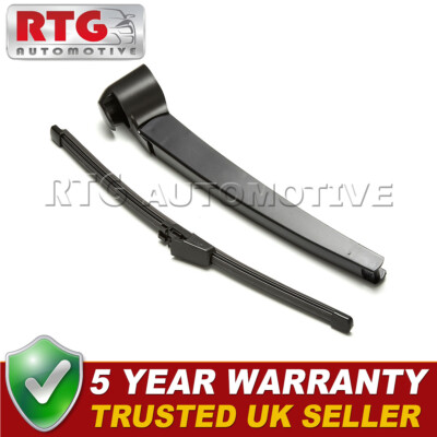 Windscreen Wiper Arm + Blade Rear Fits VW Golf (2003-08) Plus (2005-08) Citygolf