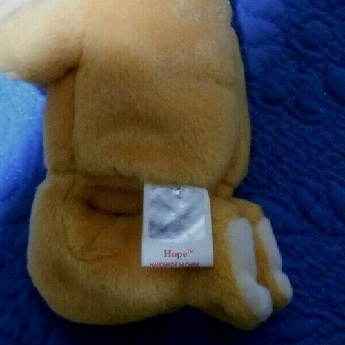 TY Beanie Baby HOPE Praying Bear 1999 - Picture 7 of 12