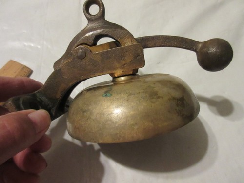 CAMPANA ANTICA VINTAGE IN OTTONE - Foto 5 di 21
