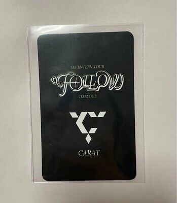 SEVENTEEN TOUR FOLLOW FC CARAT ZONE LTD Official Photocard / JUN