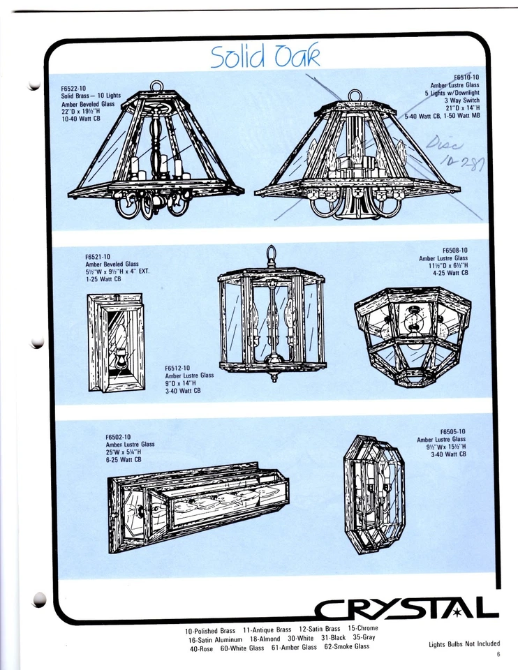 Aplique de pared CRISTAL F6505-10 ROBLE MACIZO LÁMPARA ámbar brillo vidrio 9x15 3LT Foto 3 de 3