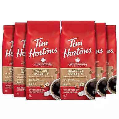 Tim Hortons Maple Coffee, Fine Grind, Medium Roast, 300g/10.6oz., (Imported  from Canada)