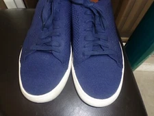 Kenneth Cole Reaction Mens Road Warrior Navy Blue Textile Knit Sneaker Shoes 10M