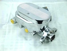 Camaro Corvette Chevelle NEW Chrome Brake Master Cylinder 1-inch
