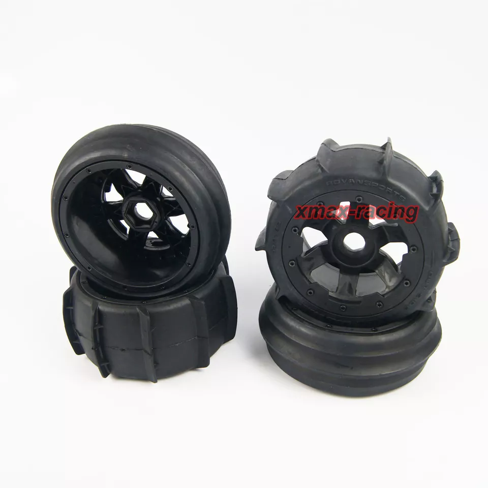 Sand Paddles Wheels Tires for HPI KM  Baja 5B SS - Image 2 of 2