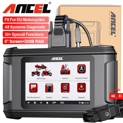 ANCEL MT500 Pro Motorcycle All System Diagnostic Tool OBD2 Scanner ABS Coding
