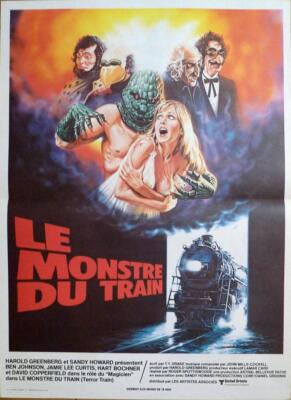 TERROR TRAIN - JAMIE LEE CURTIS / DAVID COPPERFIELD - FRANZÖSISCHES FILMPLAKAT