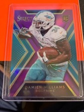 2014 PANINI SELECT DAMIEN WILLIAMS 19/25 PRIZM REFRACTOR ROOKIE #148 MIAMI 