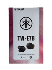 Yamaha TW-E7B True Wireless Active Noise Canceling Earbuds, Dark Blue, Brand New