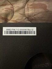 AMD Ryzen Wraith Stealth Cooler P/N 712-000046 Rev.D Fan Heatsink Socket AM4