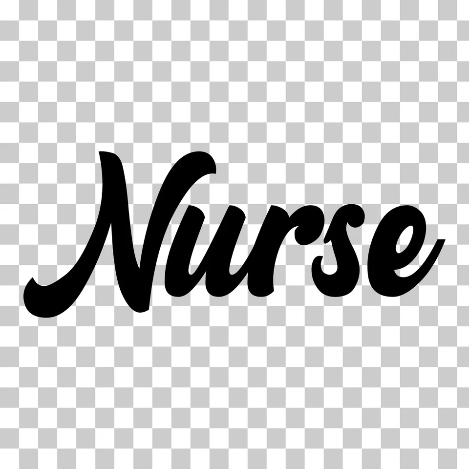 Calcomanía adhesiva de enfermera - Linda inspirada en la diversión - Vaso teléfono computadora portátil ventana de automóvil Foto 2 de 4