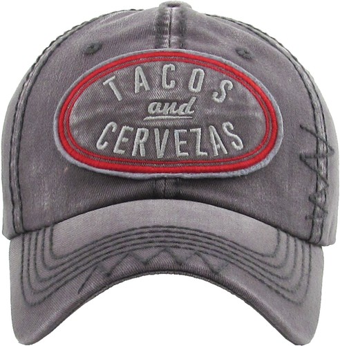 Tacos and Cervezas Vintage Distressed Baseballkappe Papa Mütze verstellbar - Bild 6 von 25