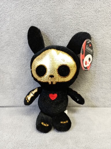 Skelanimals Jack the Rabbit Bunny Gold Plush Stuffed Animal Halloween 10"