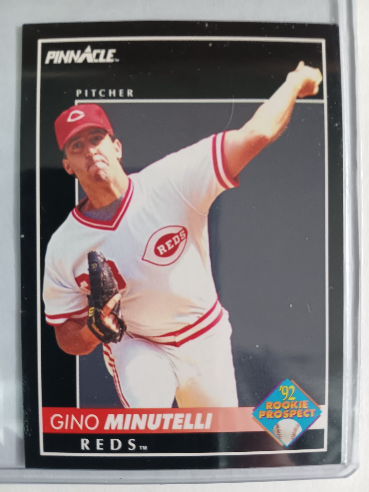GINO MINUTELLI REDS 1992 PINNACLE BASEBALL CARD #261 | eBay