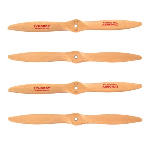 1 pieza hélice de 2 cuchillas 18*8 pulgadas empujador de madera de haya hélice CCW para avión de gas de radiocontrol - Imagen 9 de 11