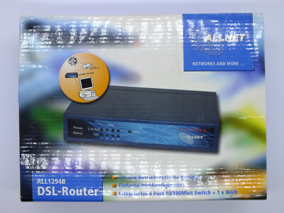 Allnet ALL1294B v2 DSL Broadband IP-Router NP 38,30  