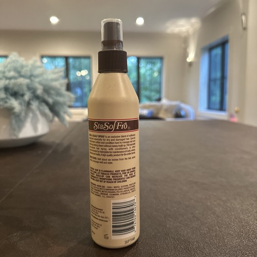SoftSheen-Carson Sta-Sof-Fro Hair & Scalp Spray Comb Out Conditioner (8 OZ) FAST - Picture 2 of 5