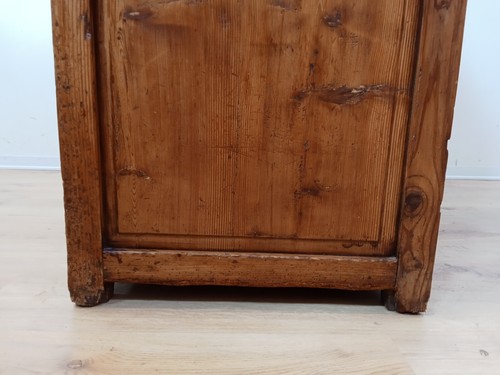 Credenza madia in abete rustica con piattaia - piano apribile - fine 800 - Foto 13 di 15