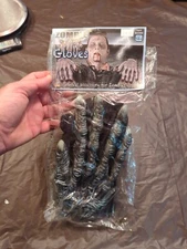 Forum Novelties -  Unisex-Adults Zombie Gloves - White/Gray - Standard