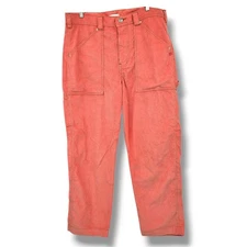 BDG Urban Outfitters Womens Corduroy Carpenter Pants Coral Size 36