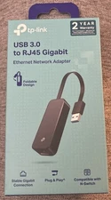 TP-LINK USB 3.0 to RJ45 Gigabit Ethernet Adapter (UE306) - NEW 