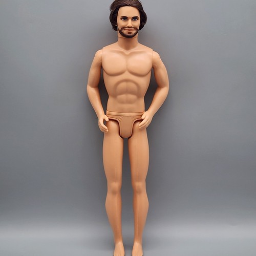 AKT MITTELALTER KEN CAMELOTS KÖNIG ARTHUR BRÜNETTE BÄRTIGE JUNGE MODEPUPPE - Bild 5 von 16