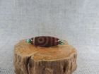 2 Eyes Tibetan Ancient Old Agate Dzi Beads Amulet Pendant Bracelet Gzi Bead D