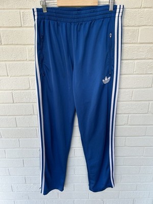 Adidas Originals Joggers Mens Large Blue Straight Loose Trefoil Firebird SST