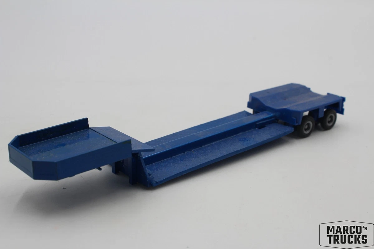 Goldhofer semidieplader 5-as blauw 1:87