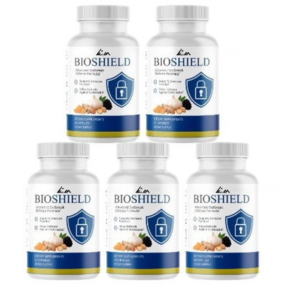 BioShield Daily Supplement to Defend Outbreak Formula, 60 Capsules 5 Bottles
