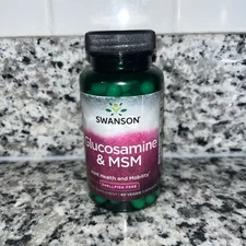 Swanson Vegetarian Glucosamine and Msm 60 Veggie Capsules