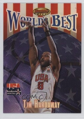 1999-00 Bowman's Best World's Best Tim Hardaway #WB5 HOF 16ki