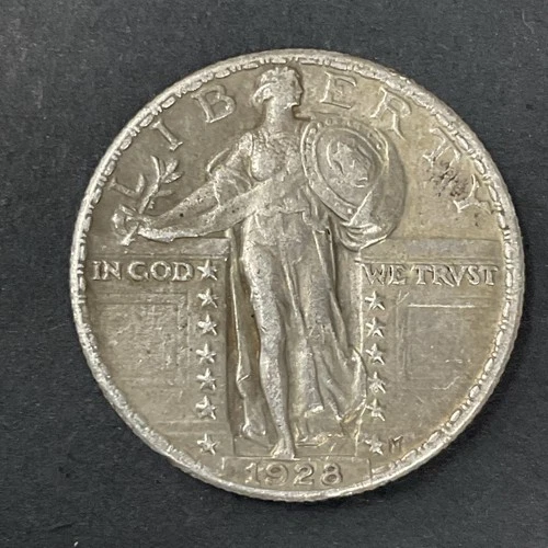 1928 P 25C Standing Liberty Silver Quarter