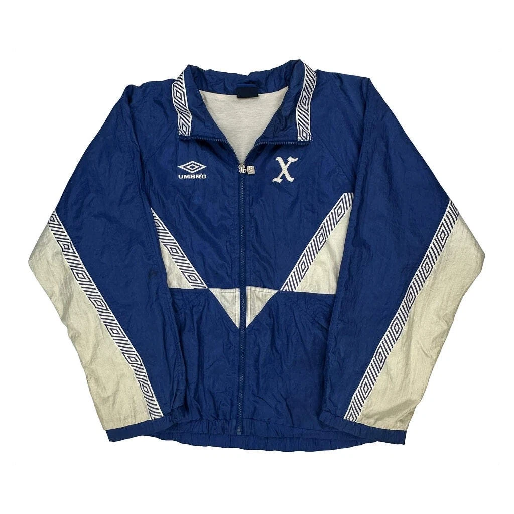 Umbro Windbreaker - Large Blue Nylon