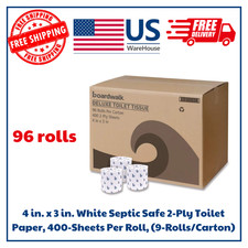 Boardwalk BWK6144 2-Ply Septic Safe Toilet Tissue - White 96/CT New