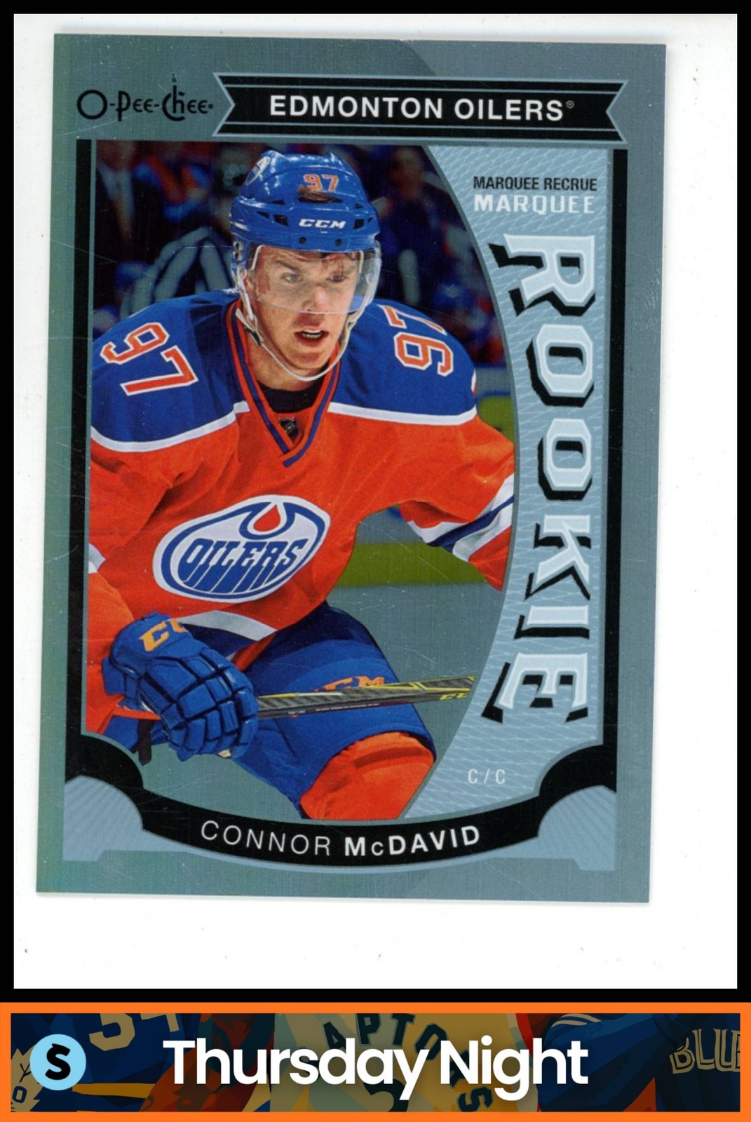 2015 UPPER DECK #U11 CONNOR MCDAVID 16 O-PEE-CHEE UPDATE RAINBOW RC
