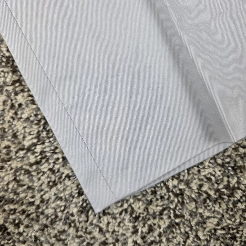 Брюки мужские Ermenegildo Zegna 52 (подходит 34x32) серые хлопчатобумажные китайские плоские спереди - Изображение 4 из 4