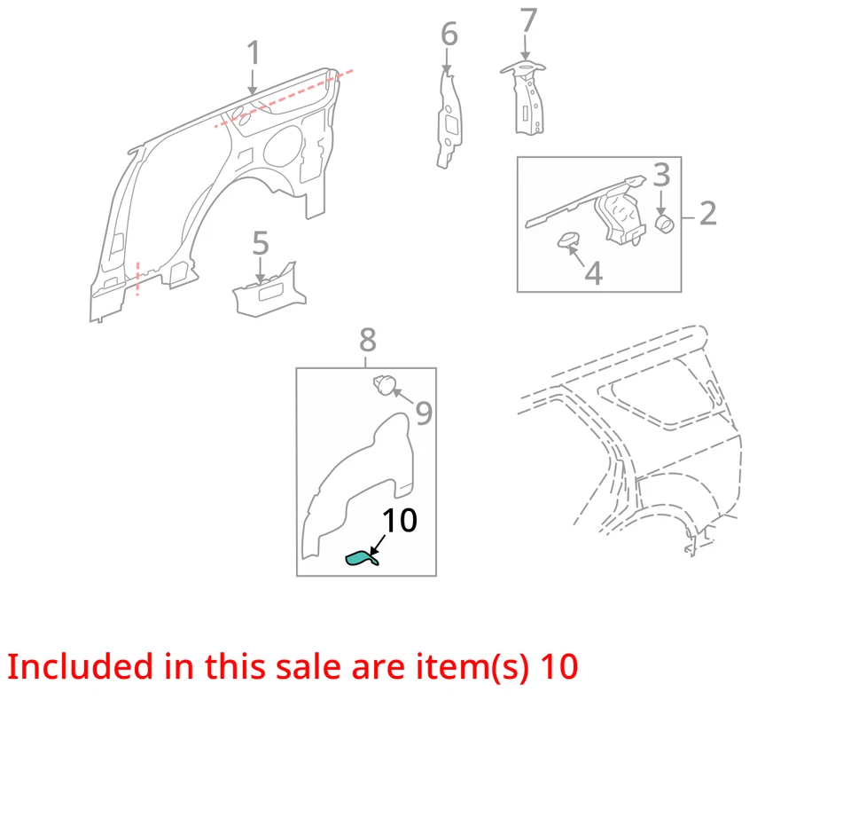 SE ADAPTA A CADILLAC SRX 2004-2009 SOPORTE RR BPR FASCIA 25716508 - NUEVO FABRICANTE DE EQUIPOS ORIGINALES 25716508 Foto 2 de 3