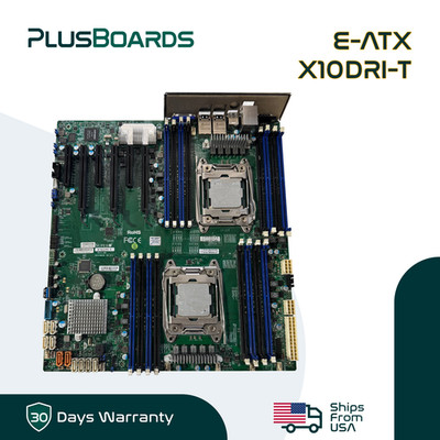 Supermicro X10DRI-T E-ATX Dual LGA 2011 DDR4 Server Motherboard w/ Test CPU