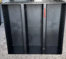 Vintage LASERLINE 90 CD Storage Rack Black Wall Mount Shelf Compact Disc Tower