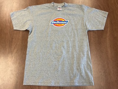 VINTAGE DEFTONES DICKIES T SHIRT L 90S ROCK TEE NOS ONEITA SINGLE STITCH USA