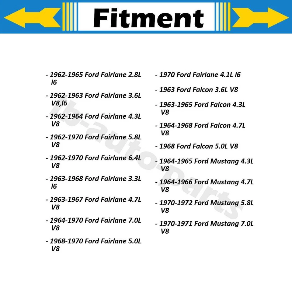 2 X задний тормоз колеса цилиндр первый стоп для Ford Falcon 1963 1964 1965 1966 - Изображение 2 из 4