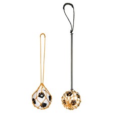 2Pcs Solo Soccer Training Ball Net Fits Ball Size 345 Yellow